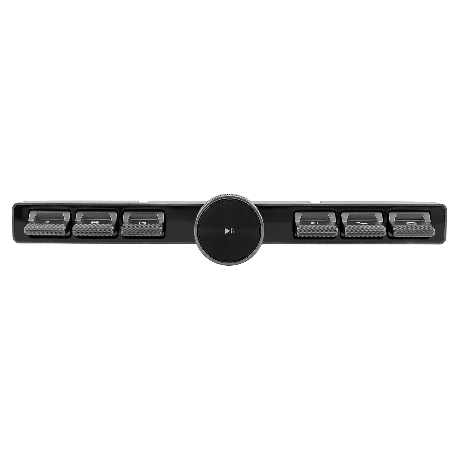 7 Keys Wireless Smart In-vehicle Multimedia Remote Controller with Strip Bracket for Screen Bottom/Back Installation