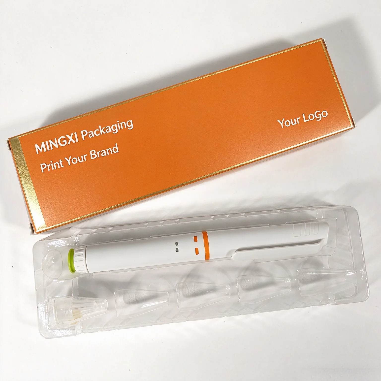 Custom Waterproof Vinyl Labels Pen Stickers Matching Packaging Boxes Custom Logo Free Design For Injectable Pen Peptide Boxes