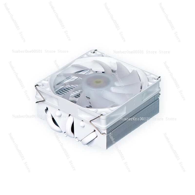 XGS-G53W pure white cpu lower pressure radiator 1700 five heat pipe ITX/MATX small chassis non-axp90