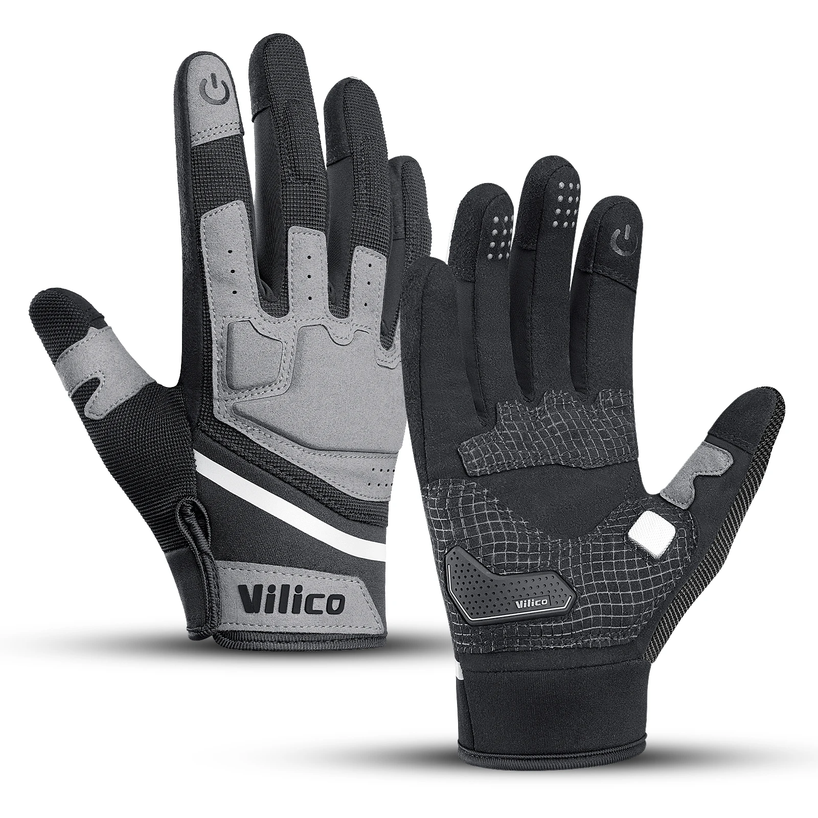 Touchscreen Radfahren Handschuhe Winter Thermische Warme Winddicht Voll Finger Wasserdichte Fahrrad Rennrad Handschuhe Für Männer Frauen