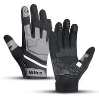 Touch Screen Cycling Gloves Winter Thermal Warm Windproof Full Finger Waterproof Bicycle Road Bike Gloves For Men Women