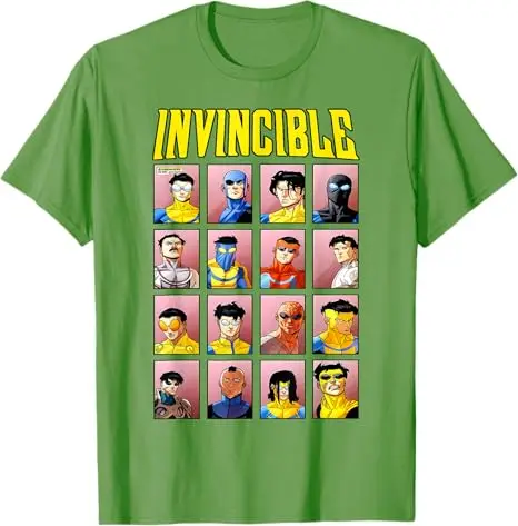 Invincible Variants T-Shirt Herrenmode Cosplay Grafik Y2k Top Sommermode Kurzarmblusen Neuheit Geschenk Spruch T-Shirt – Detail 6