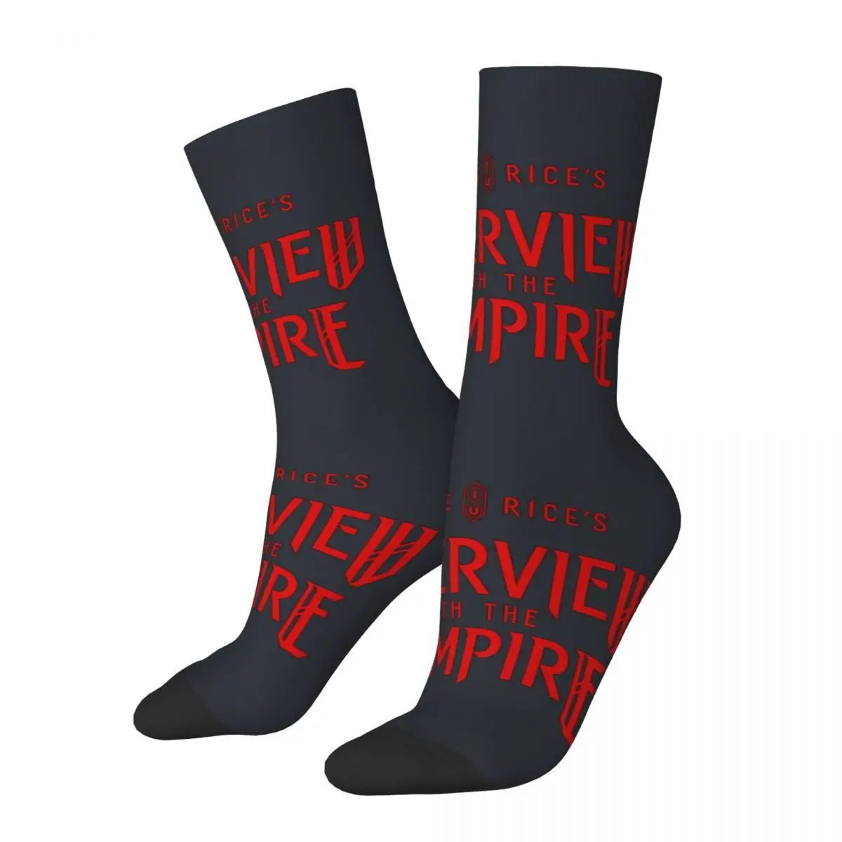 Interview With Vampire Horror Television Series Men's Socks Unisex Skull and Pumpkin Seamless Printed Crew Sock official-website