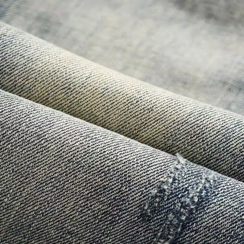 Fashion Designer Men Jeans High Quality Retro Blue Stretch Slim Fit Ripped Jeans Men Classical Trousers Vintage Pants Hombre