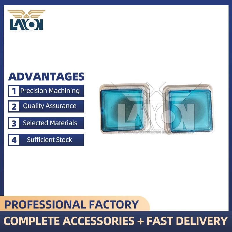 LAYON 2PCS Blue 00.780.2321 Push Button for Heidelberg Printing Machine SM102 CD102 SM74 MO GTO, OEM Equivalent Part