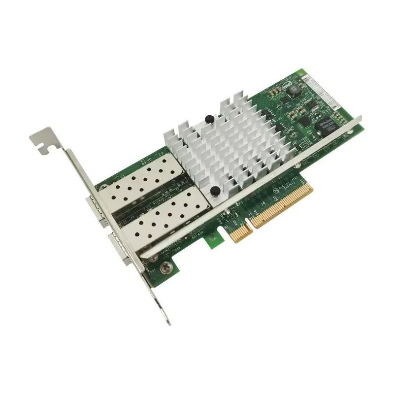 For X520-DA2 10G SFP+ PCIe Network Adapter Dual Port 10 Gigabit Fiber Optic Ethernet Card for Industrial Server NIC
