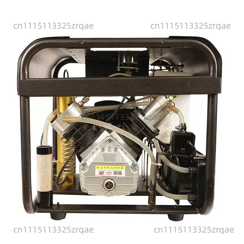 4500Psi 300Bar PCP Air Compressor Diving High Pressure Compressor Built-in Filter Fan 5L Tank Double Cylinder Inflator Pump