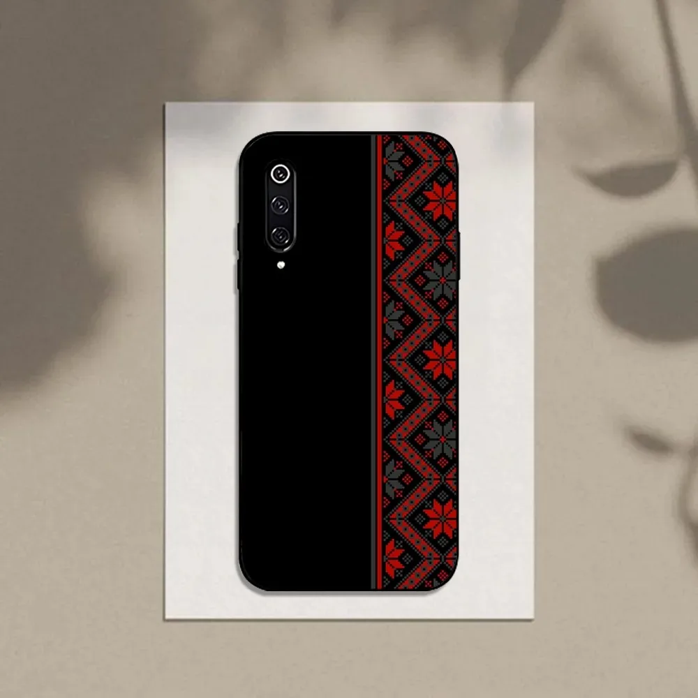 G-Ukraine Ornament Pattern Phone Case For Xiaomi 11 Redmi Note 11 5G 8T 9A 9 10T Note8Pro Note9 12SUltra Black Case