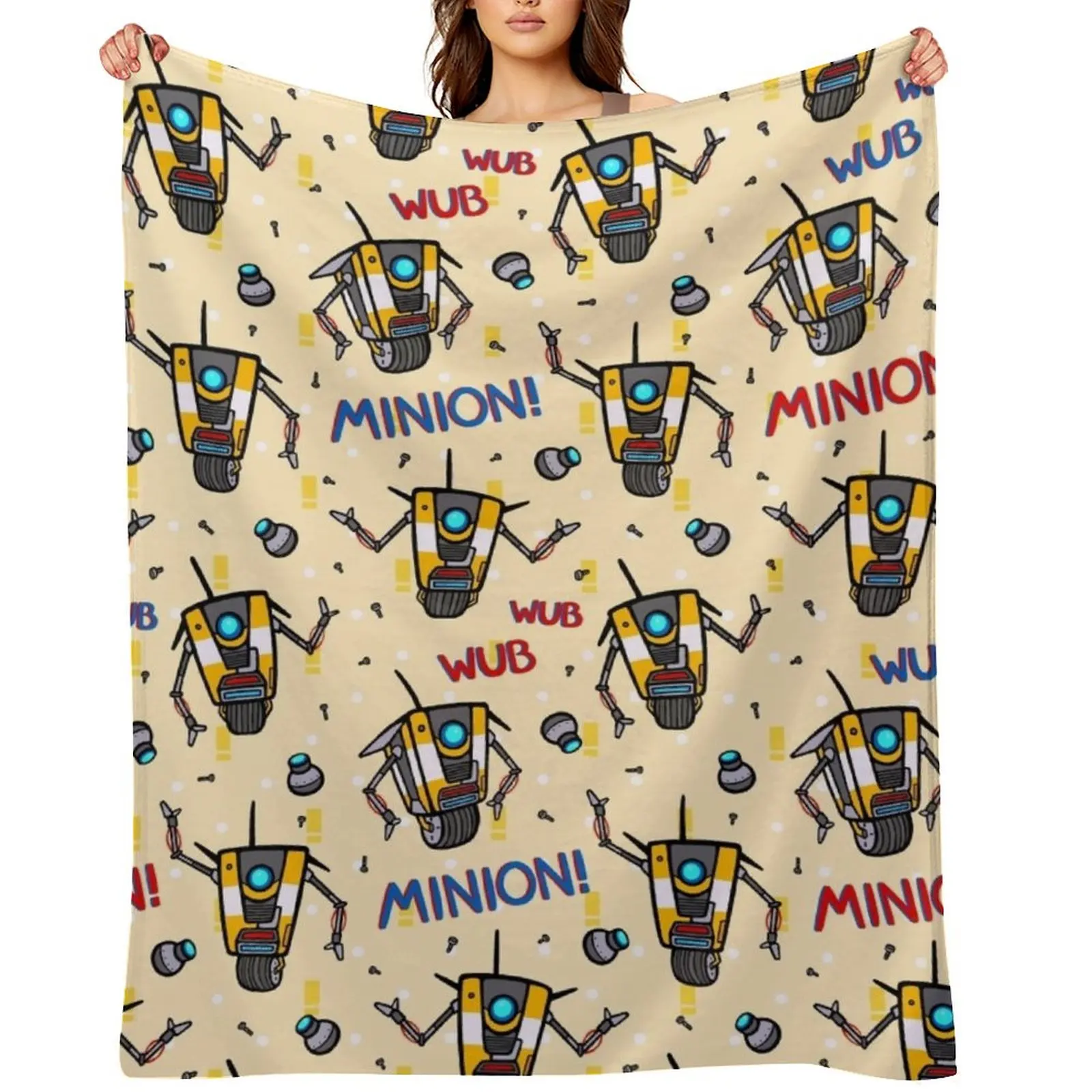 

CL4P-TP Pattern Throw Blanket manga for sofa Flannel Fabric Warm Blankets