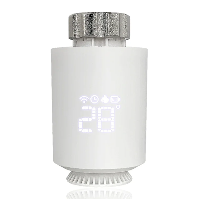 TFORU-Tuya Zigbee Smart Thermostat Thermostatic Radiator Valve Smart Home Heating Froest Protection Remote Group Control