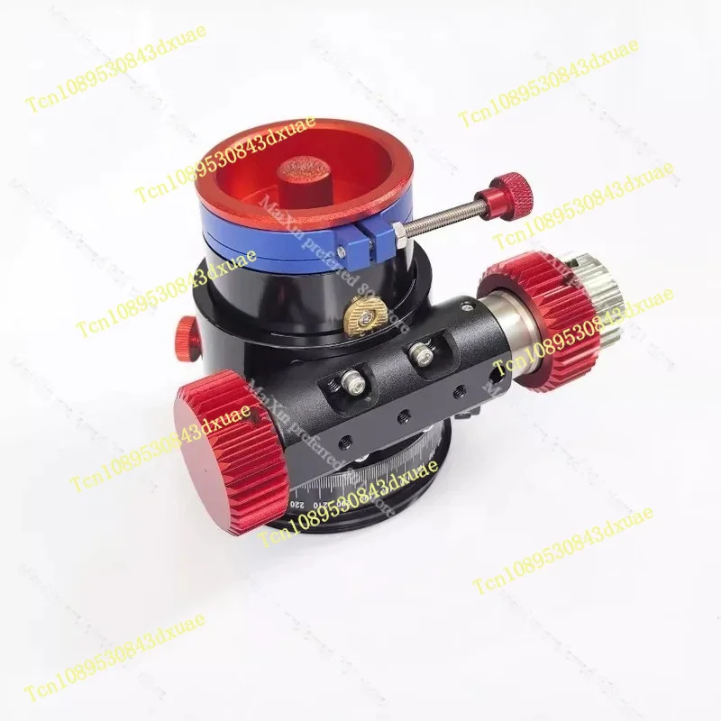 2 Inch Dual Speed Focuser with 16 Bearings 55.7mm Travel Unobstructed for Astronomical Telescopes