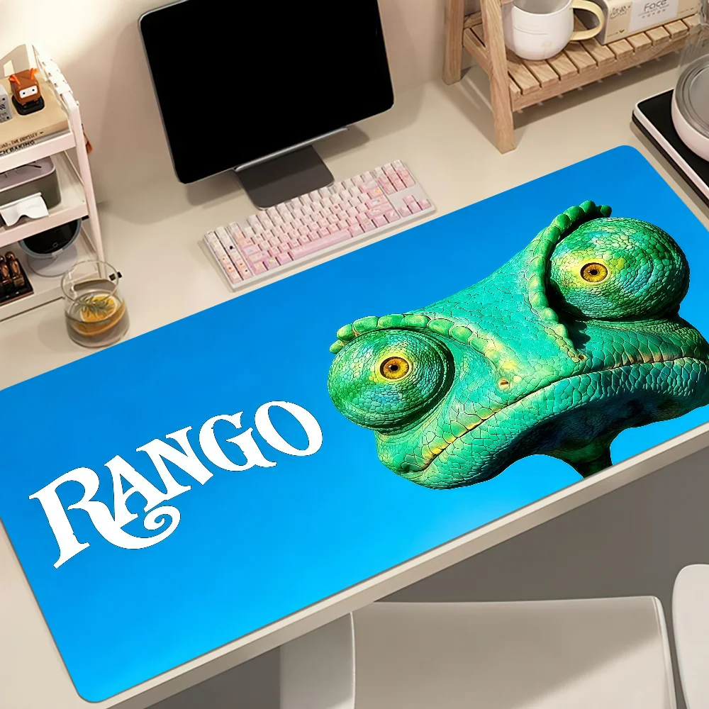 Cartoon R-Rango Mouse Pad Large Cute Non-slip Lockedge Desktop Computer Desk Mat Keyboard MousePad Office Gamer Student