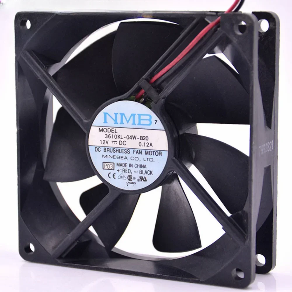 

3610KL-04W-B20 for NMB NMB-MAT Server Fan 9225 12V 0.12A 9CM Axial Cooling Inverter Fan 2-wire
