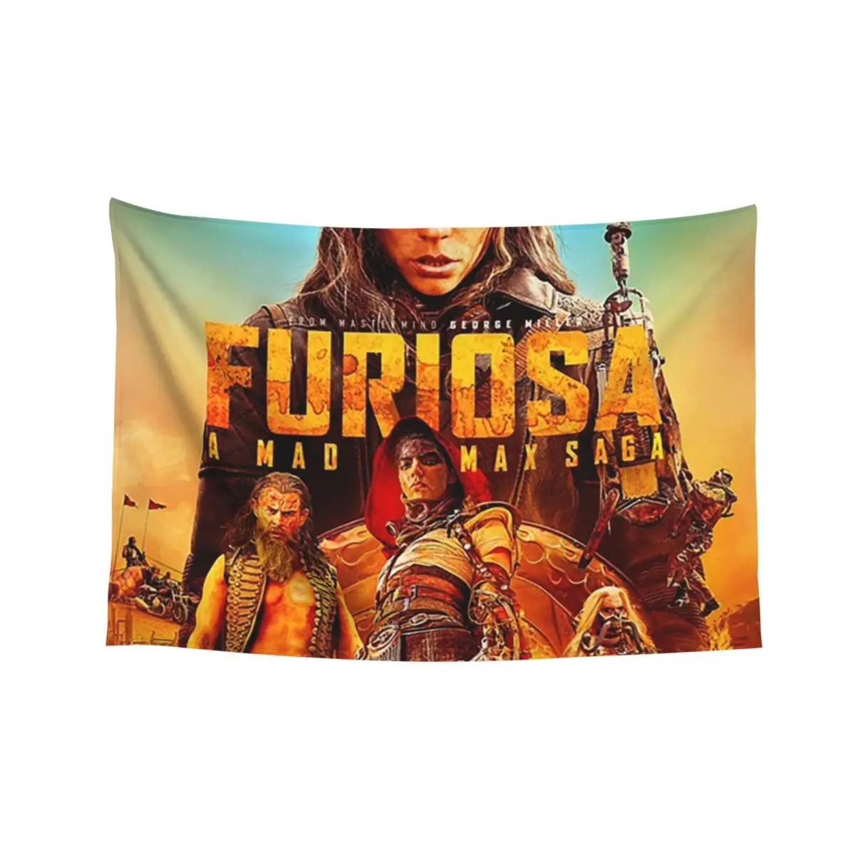 

Furiosa - A Mad Max Saga (2024) Poster Tapestry Room Decore Aesthetic Wallpapers Home Decor Carpet On The Wall Tapestry