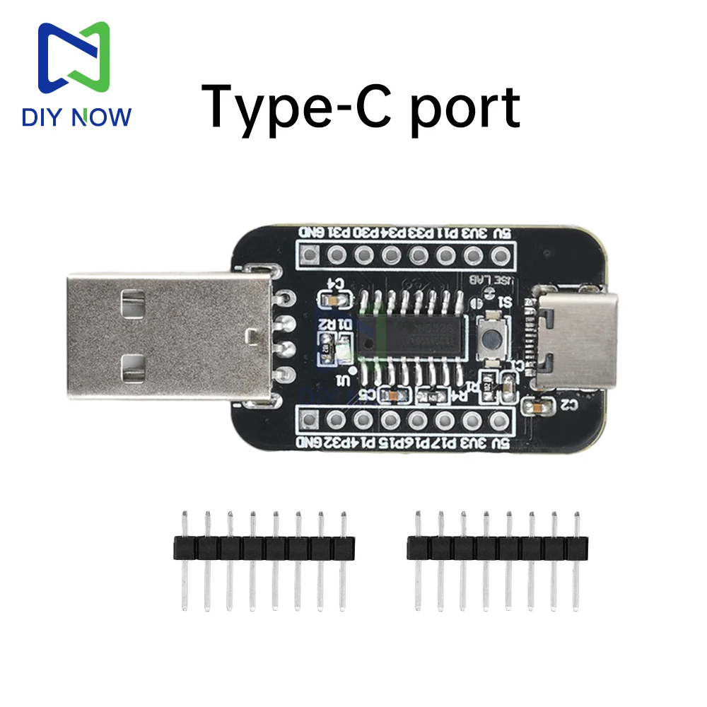 CH552 Development Board Ch552G Chip 51 Microcontroller Core Board Micro USB, Type-C, USB-A interface FOR Linux Windows