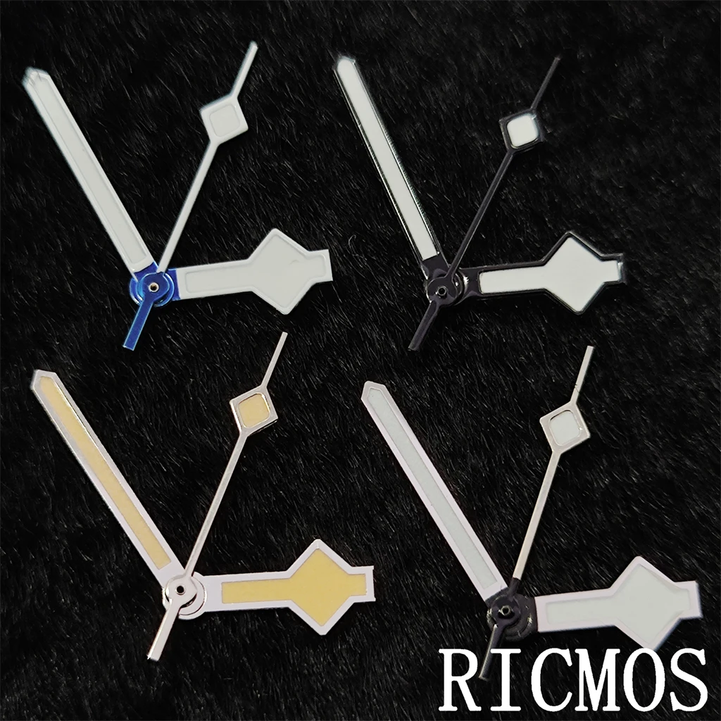 NH35 Snowflake Hands Black/Silver/Blue/Yellow color hands Fit NH35 NH36 Miyota8215 DG2813 ETA2824 2836 Movement Replacement