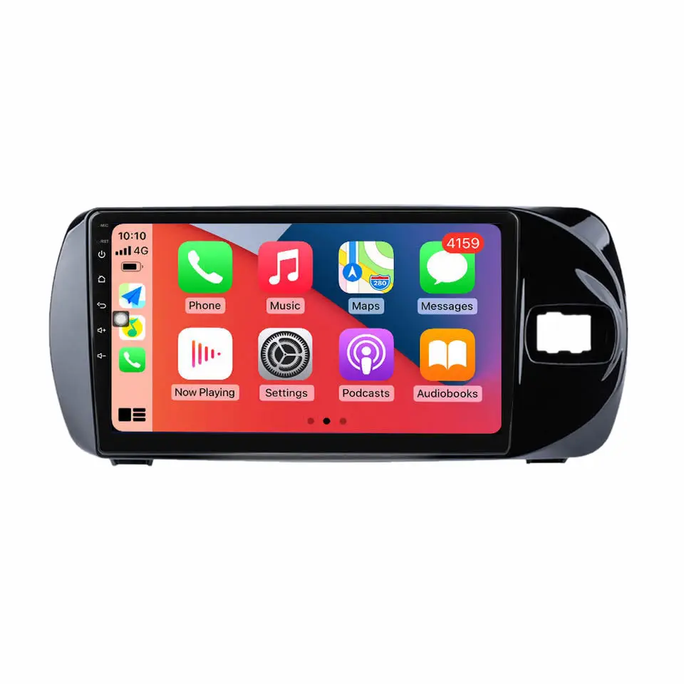 مشغل وسائط متعددة للسيارة لتويوتا ياريس فيتز RHD-، مشغل سيارة ، أندرويد أوتو ، راديو ، ملاحة ، دي في دي ، نظام تحديد المواقع ، ستيريو ، وحدة رئيسية #6