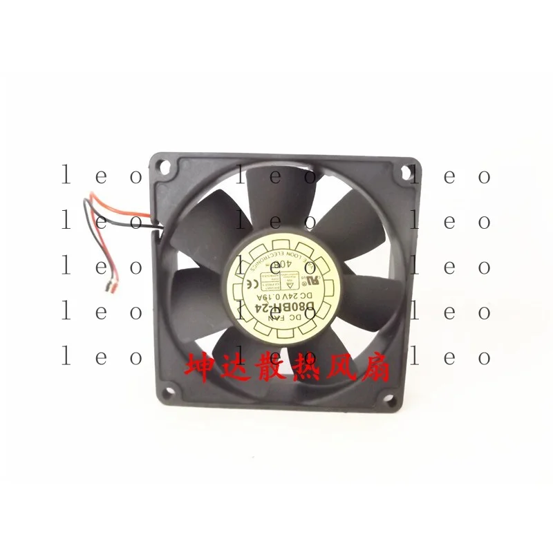 DD  1 PCS  for  YATE LOON Fan D80BH-24  DC 24V 0.19A 8CM 8025 2-wire 2 pin cooling fan