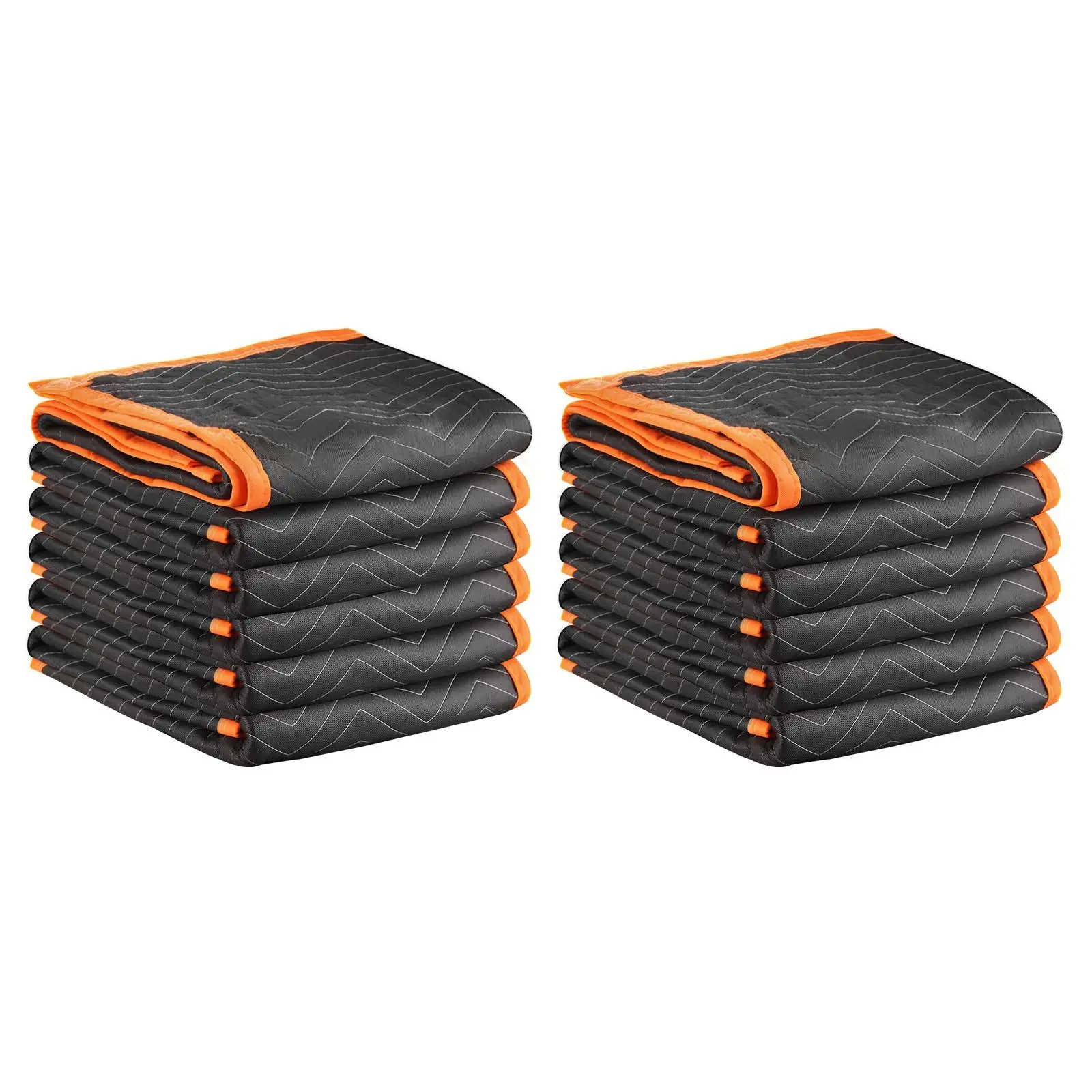 

Перемещение одеял, 12 шт., 72x80 дюймов, сверхпрочная защита мебели с хлопковым наполнителем для доставки, упаковки и хранения