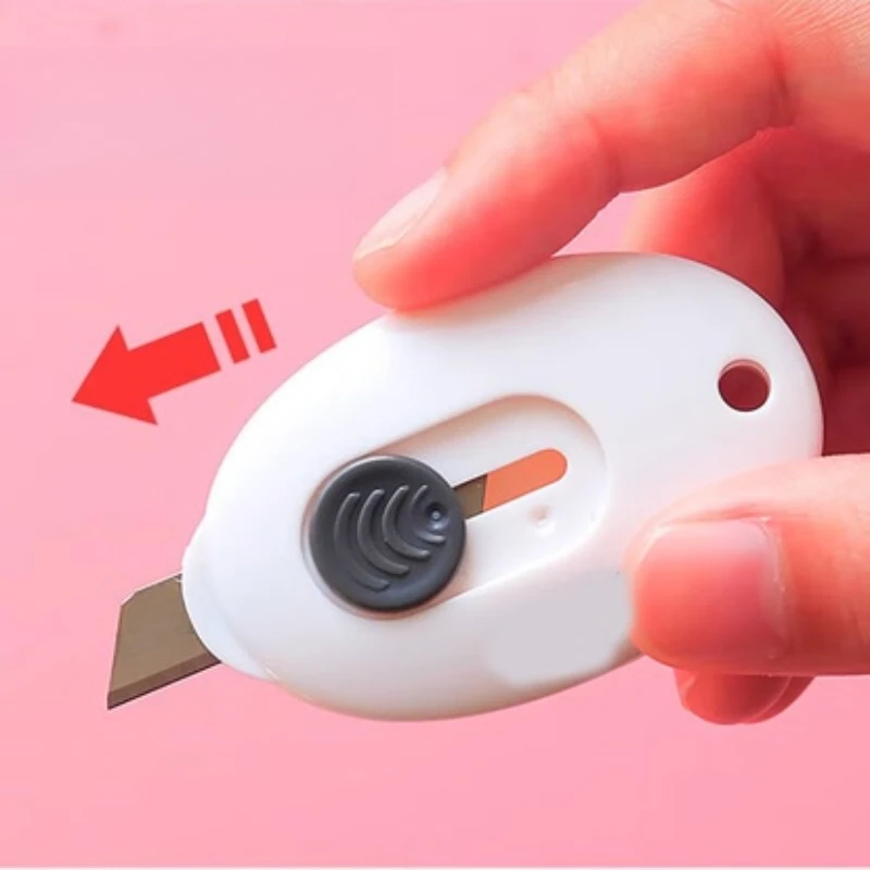 1/2/3/6PCS Cute Rabbit Cloud Color Mini Portable Utility Knife Paper Cutter Cutting Razor Blade Office Stationery Supplies