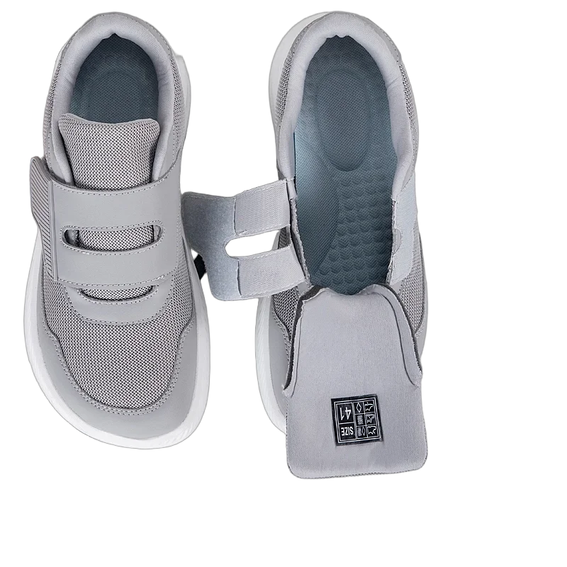 Wide Toe Box Shoes for Diabetics Elderly Orthopedics Foot Pain Relif Open Shoes Swollen Foot Hallux Valgus Bunion Thumb Eversion