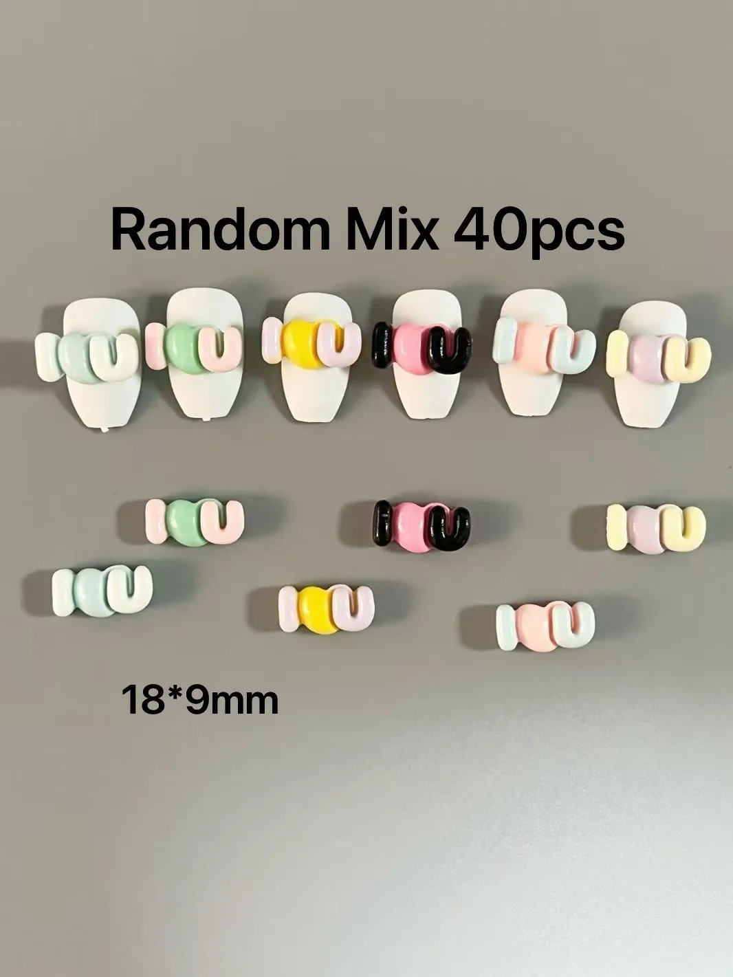 40 Stuks Dopamine Rose Rood Roze Wit Paars Blauw Groen Liefde Snoep Glanzende Hars Decor Diy Junk Telefoon Case Headset accessoires