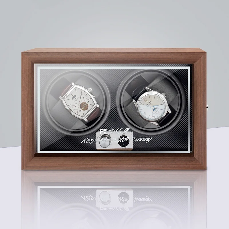 Luxury Wood Watch Winder High-End 2 4 6 Slot Automatic Watches Box with Mabuchi Motor Watch Shaker Cabinet Clock Storage Box