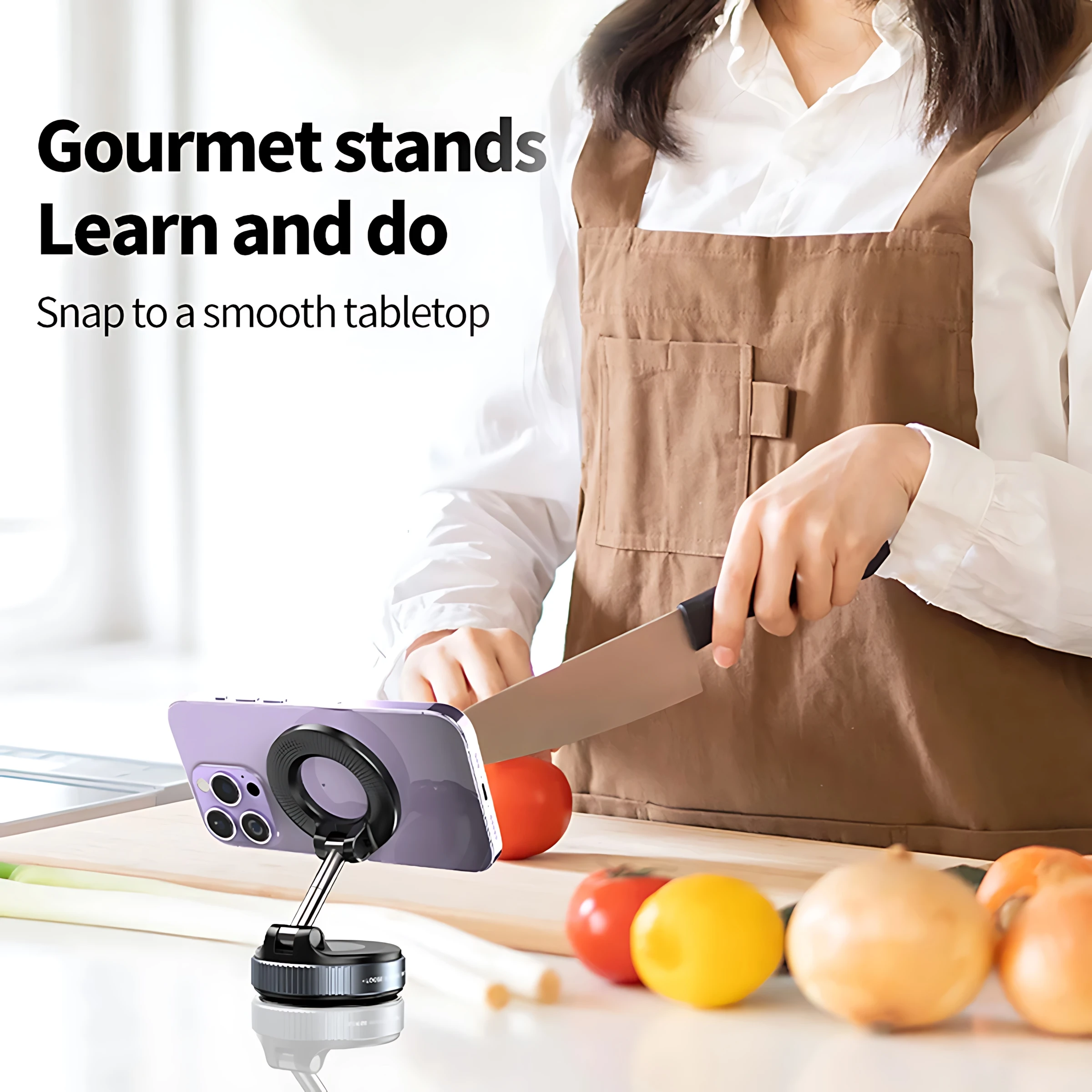 2026 ترقية حامل هاتف السيارة المغناطيسي فراغ 360 ° حامل هاتف معزز فائق الالتصاق لهاتف iPhone 13 14 15 16 #6