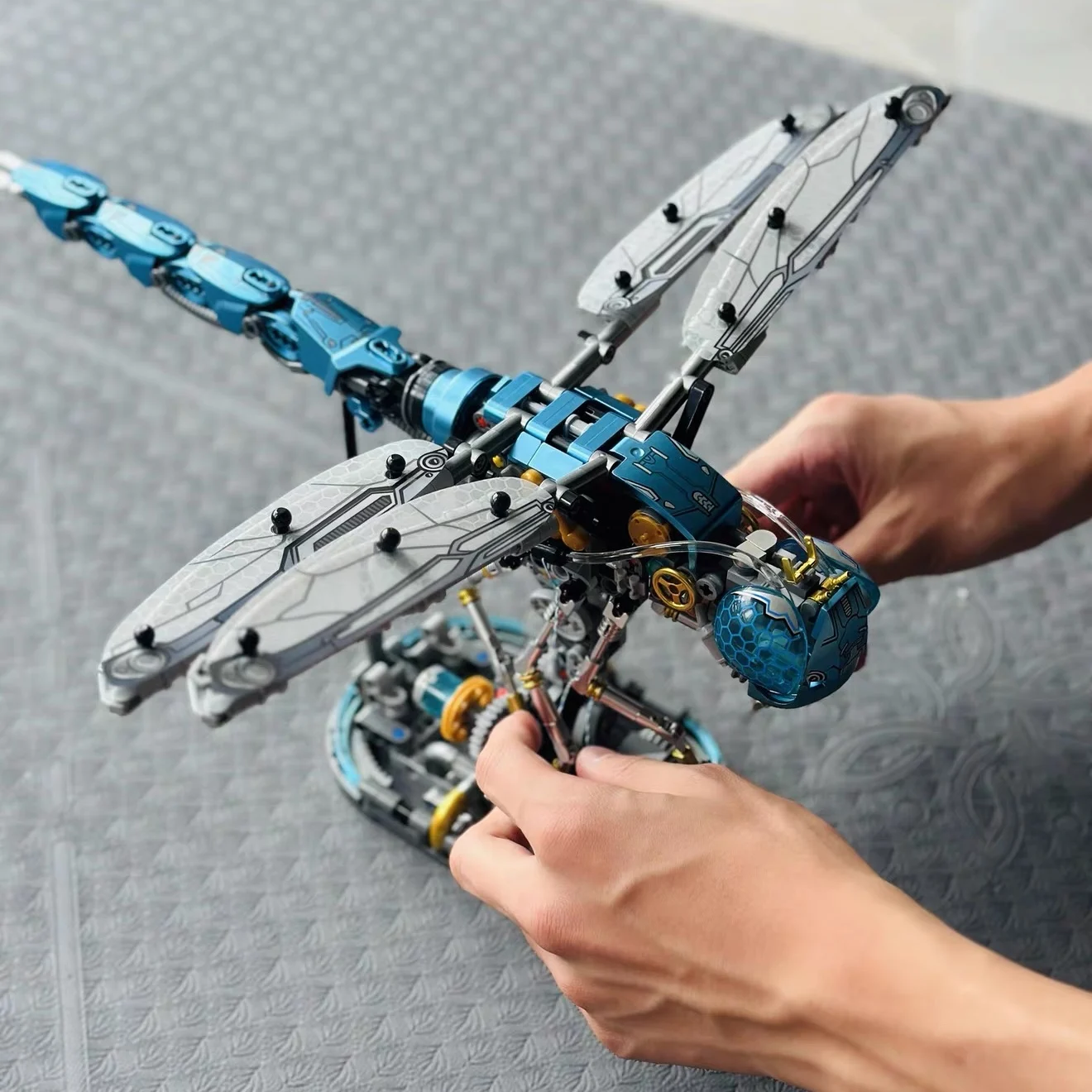 Creative Mechanical Dragonfly Construction Set Animal Building Blocks MOC Educational Toy for Kids Adults STEM Learning Kit