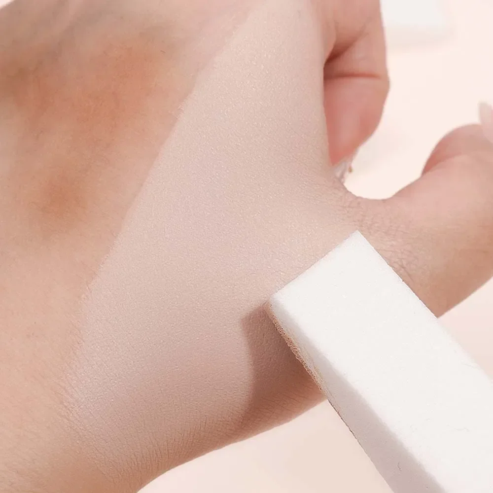 100 pçs/set triângulo macio maquiagem esponja rosto fundação corretivo creme em pó mistura manchas seco molhado uso puff ferramenta cosmética