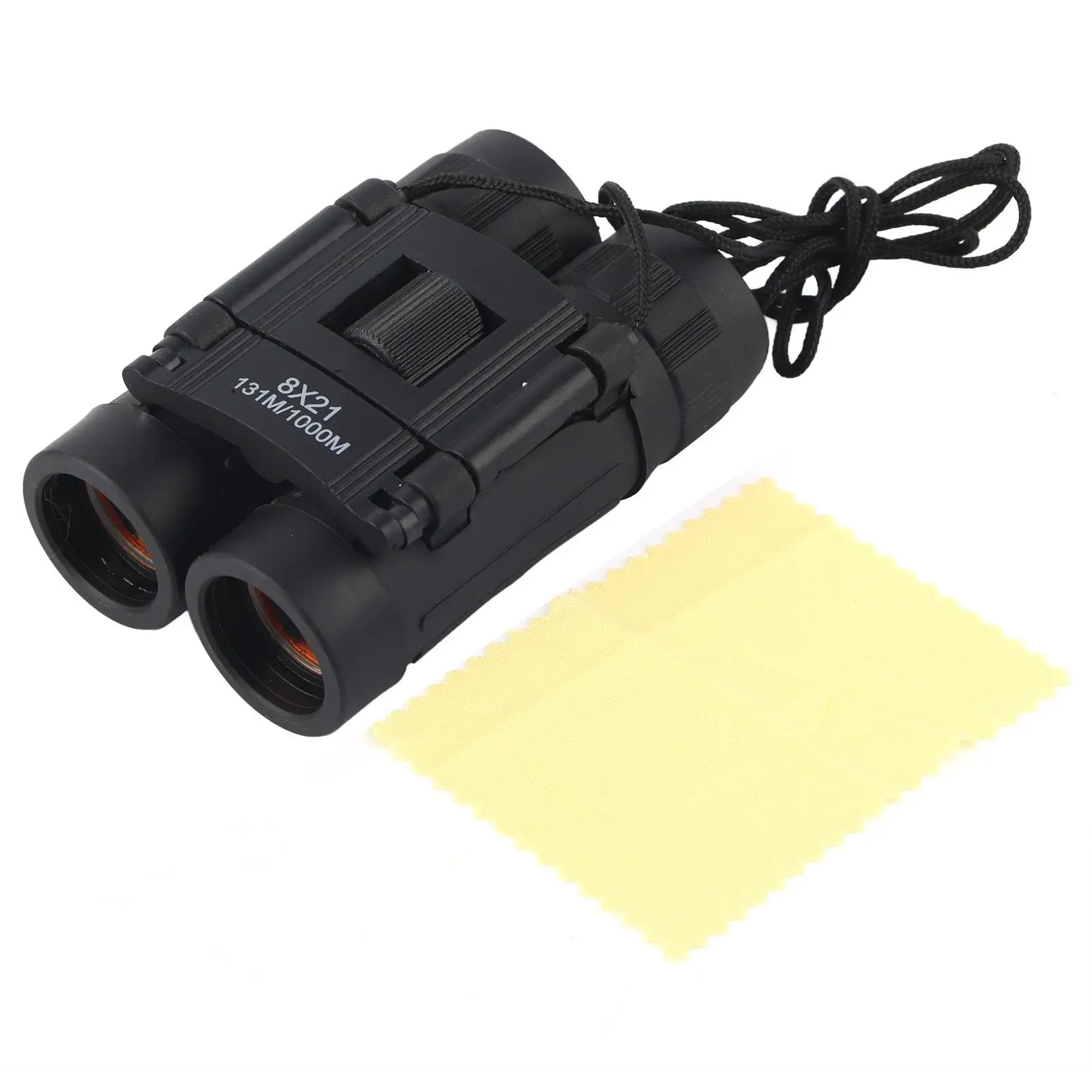 Compact Mini Binoculars with Carry Bag & Lens Cleaner - Ideal for kids & for adults , Perfect for outdoor Games, for camping &