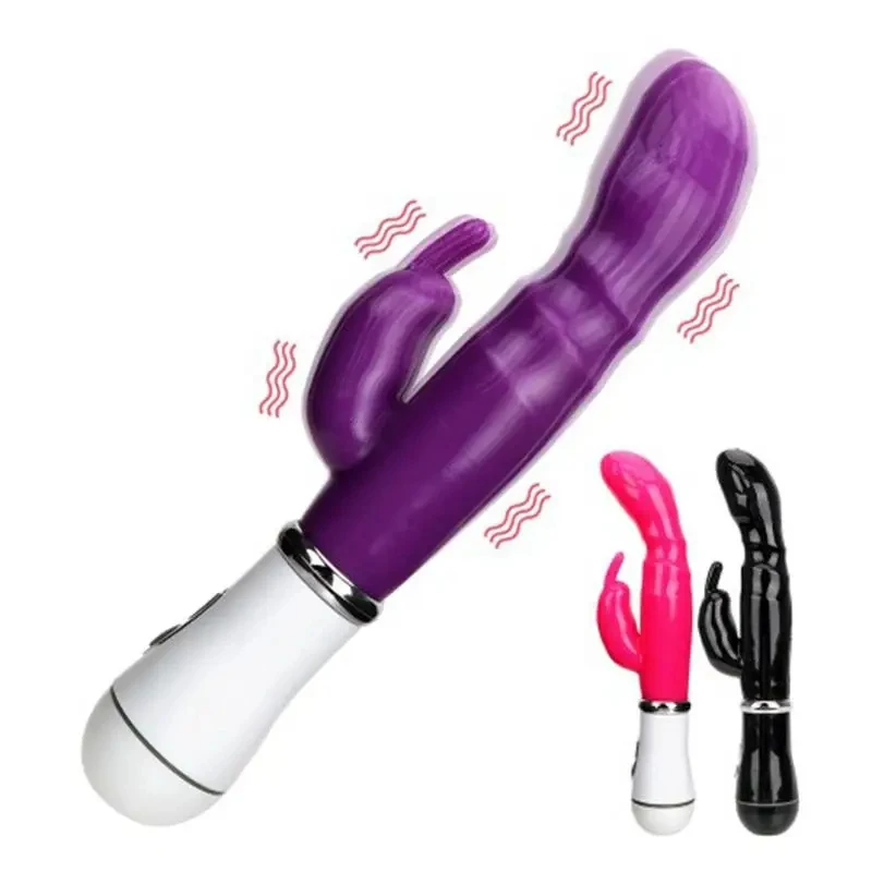 Rabbit Vibrator For Women Powerful G Spot Female Clitoris Stimulator Vibrating Silent Adult Sex Toy For Female Masturbator Shop - view 3