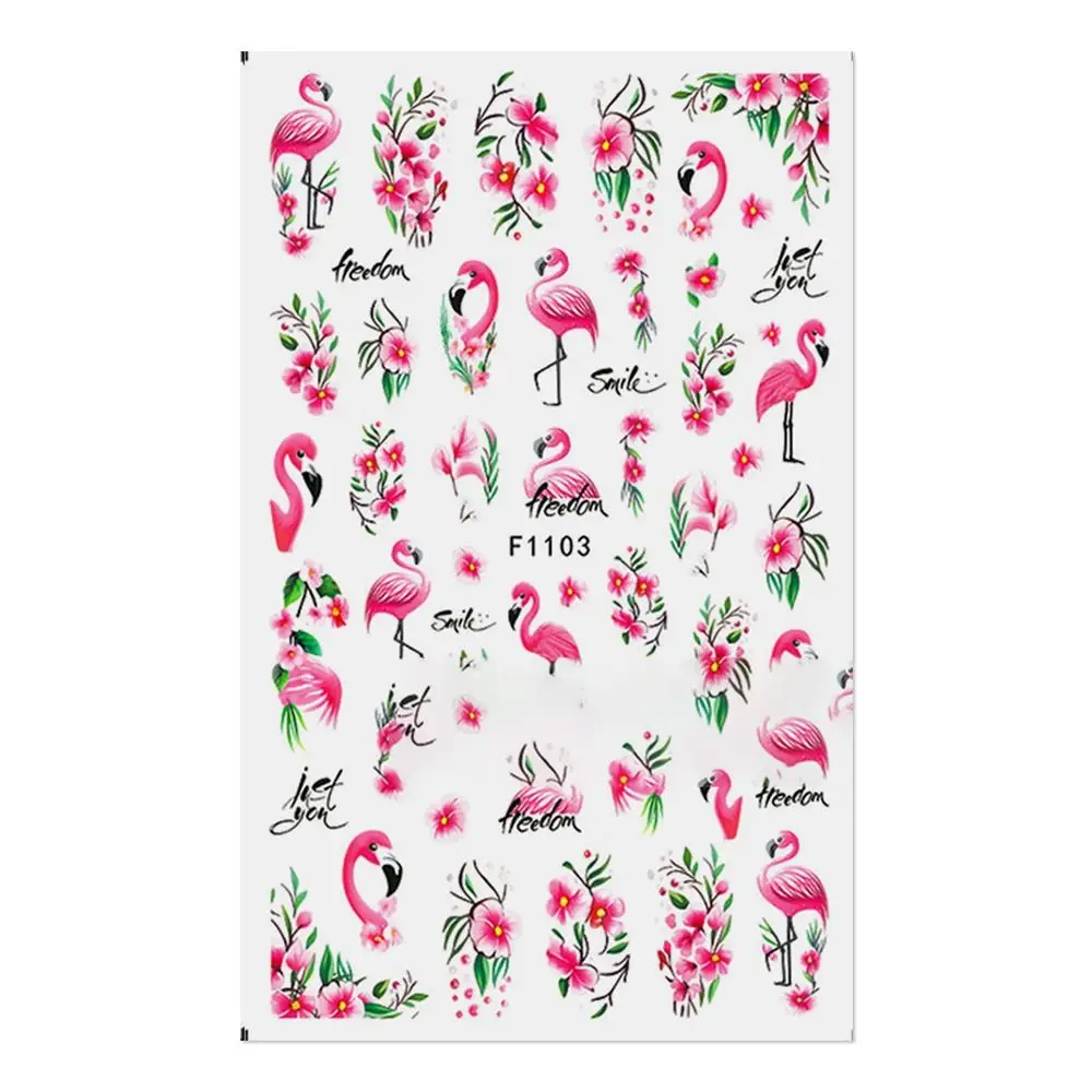 สติกเกอร์ติดเล็บลายดอกไม้สีชมพูม่วง 3 มิติ ลายผีเสื้อ ตกแต่งเล็บสำหรับฤดูใบไม้ผลิ ลายสลักสวยงาม