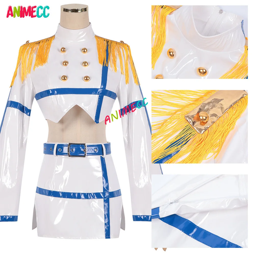 ANIMECC in Stock  Nonoa 2.5 Dimensional Seduction Cosplay Costume Anime Sexy Leather Latex Uniform Halloween Party for Women