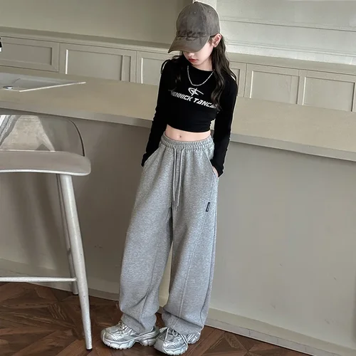 아동용 두꺼운 라운드 넥 니트 스웨터, 멋진 남녀공용 의류, 겨울 패션, 2024 신상