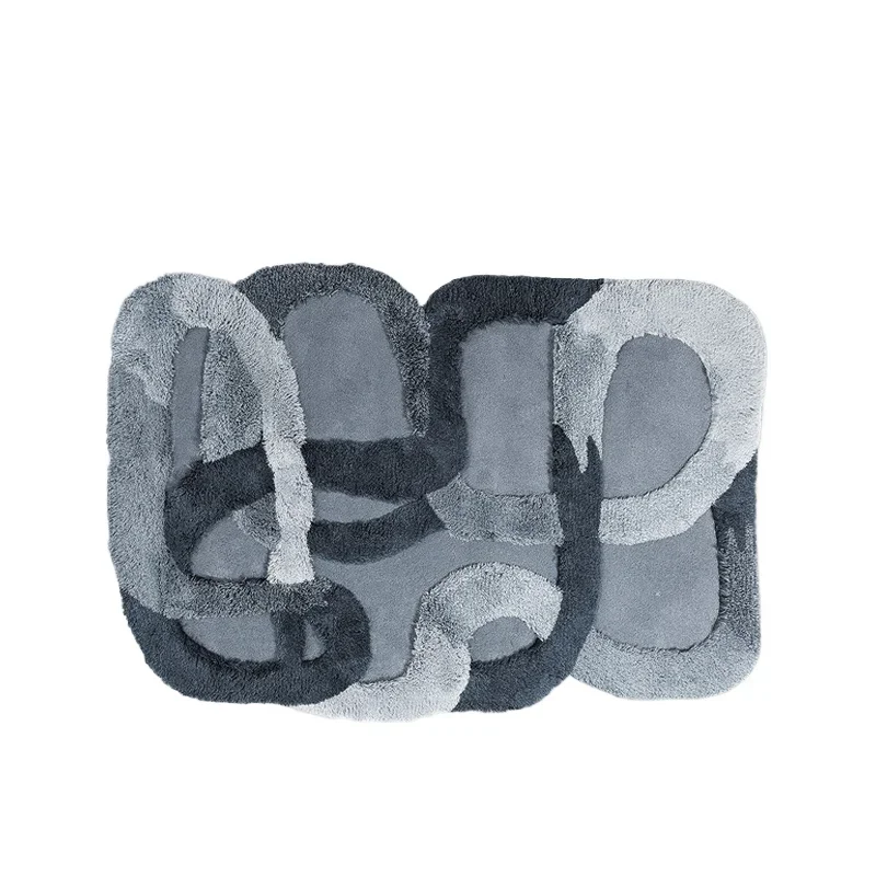 

Art living room special-shaped carpet