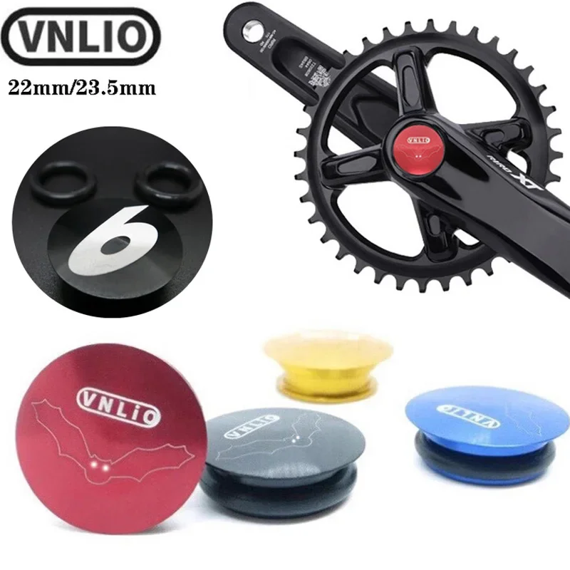 

VNlio bicycle hollow tooth plate crank cover highway mountain bicycle sprocket plate cover MTB folding bike waterproof and dustp