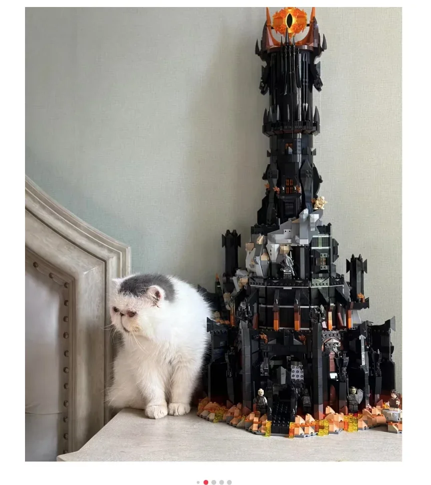 

5471 штук 2024 новых темных моделей Black Tower, креативное украшение для мальчика MOC, подарок на день рождения для взрослых 10333