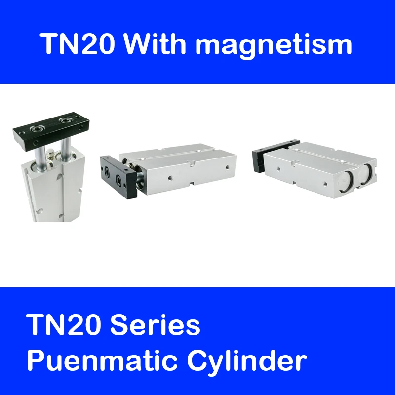

TN20 Series 20mm Bore Compact Air Cylinders TN20 Dual Action Air Pneumatic Cylinder
