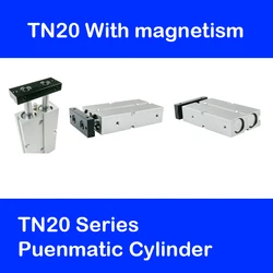 TN20 Series 20mm Bore Compact Air Cylinders TN20 Dual Action Air Pneumatic Cylinder