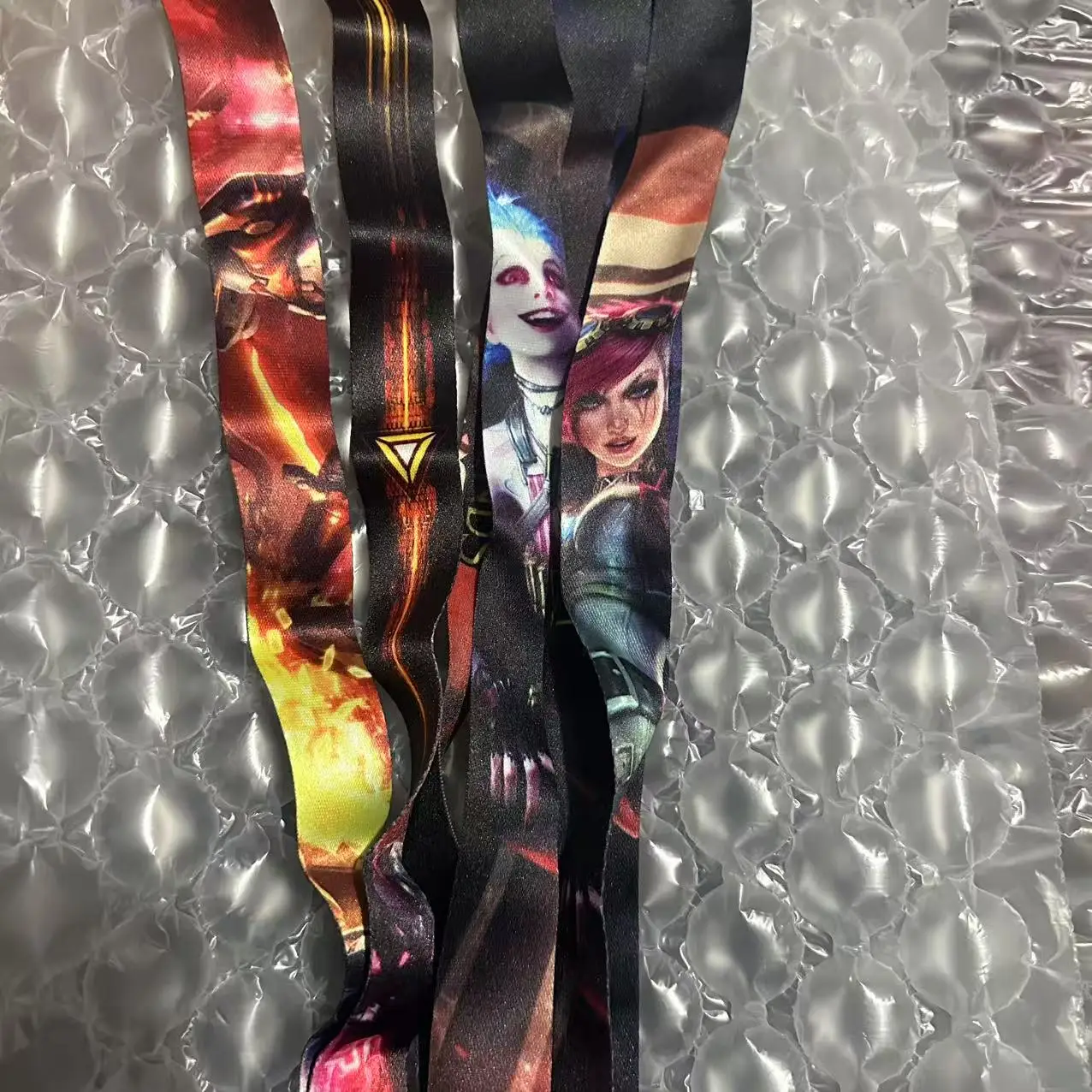 حامل بطاقة Teemo Jinx&Vi Project Leona، Yi، Fiora، Zed، Lucian Lanyard أصلي وجديد تمامًا #2