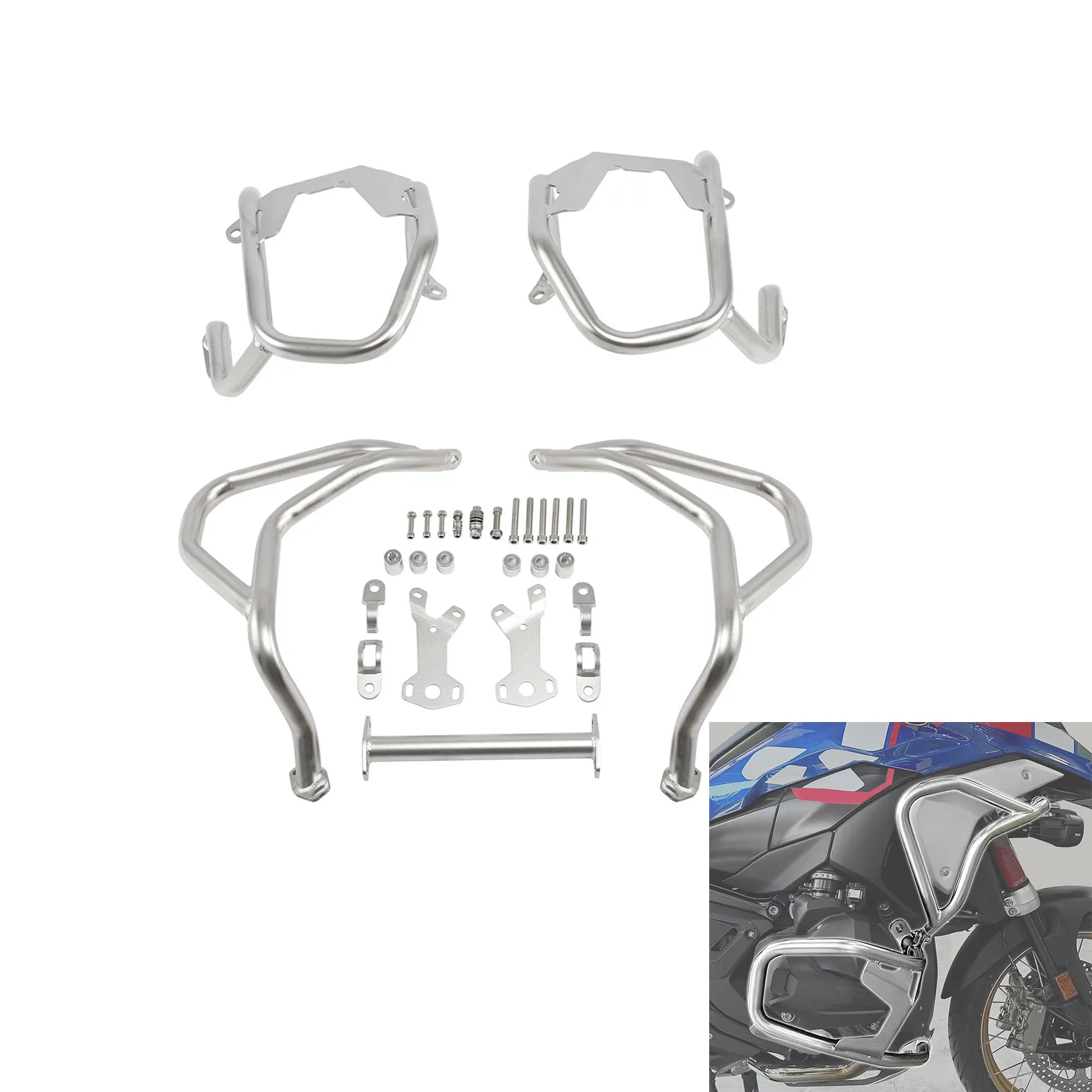 

Lower Upper Engine Guard Highway Crash Bar Fit For BMW R1300GS R 1300 GS 2023-2025 2024