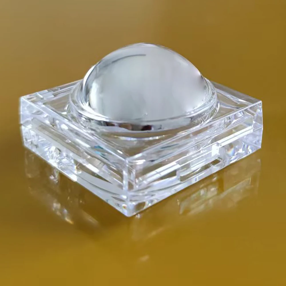 Gemstone Jewelry Display Box Floating  Diamond Storage Tray 2X Magnified Gems Stone Showcase Clear IGI Zircon Package Box