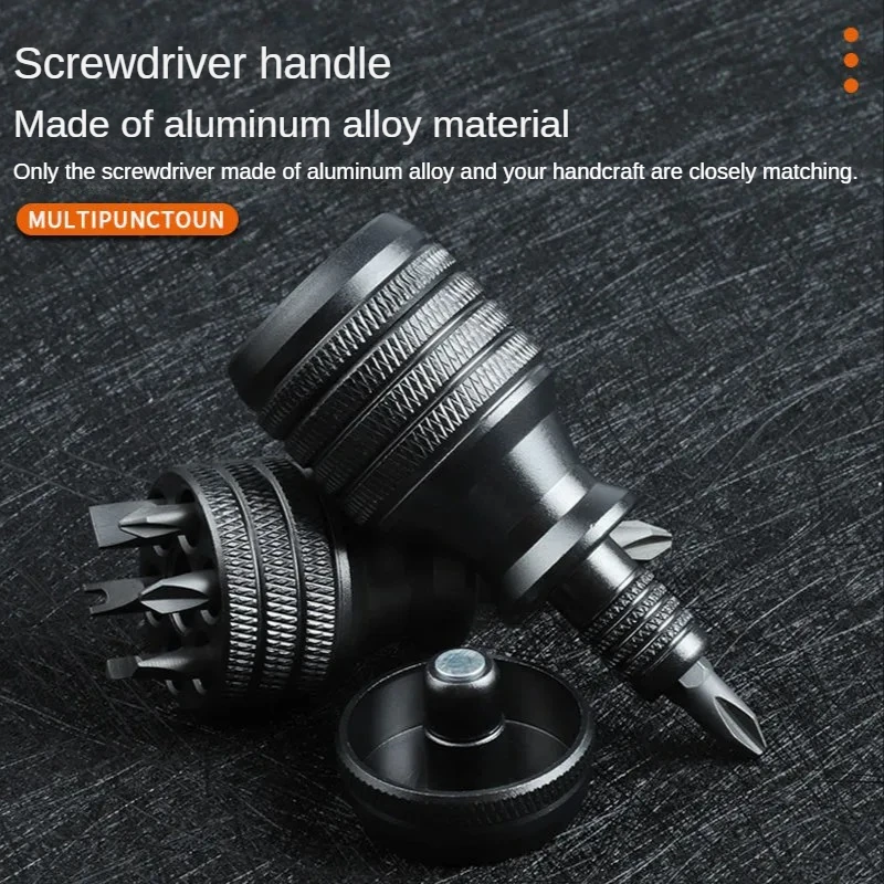 Präzisionsgriff aus Aluminiumlegierung für Schaft, 1/4 Zoll Bits, bequemer Mini-Schraubendreher, 6,35 mm Halter, Reparatur, offene Werkzeuge, professionell – Detail 14