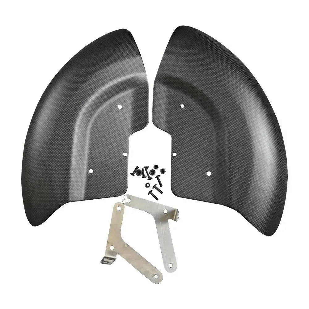 For Ducati V2 V4 V4S Street Fighter Carbon Fiber Caliper Radiator Wheel Cover Kit Air Deflector Fairing Motorcycle Accessories