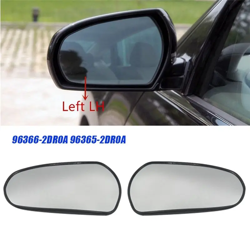 1Pair Car Rear View Mirror Glass With Heated For Nissan Teana Maxima Cefiro Sentra J31 2004-2007 96366-2DR0A 96365-2DR0A-A67F
