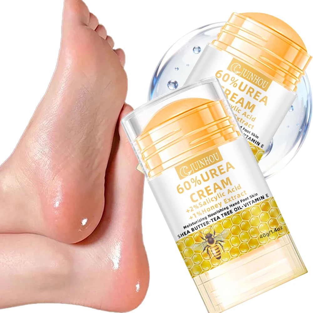 JUINHOU 40g Small and Portable Foot Cream Stick Urea Salicylic Acid Honey Moisturizing Dry Cracked Heel Repair Soften Rough Skin view 4