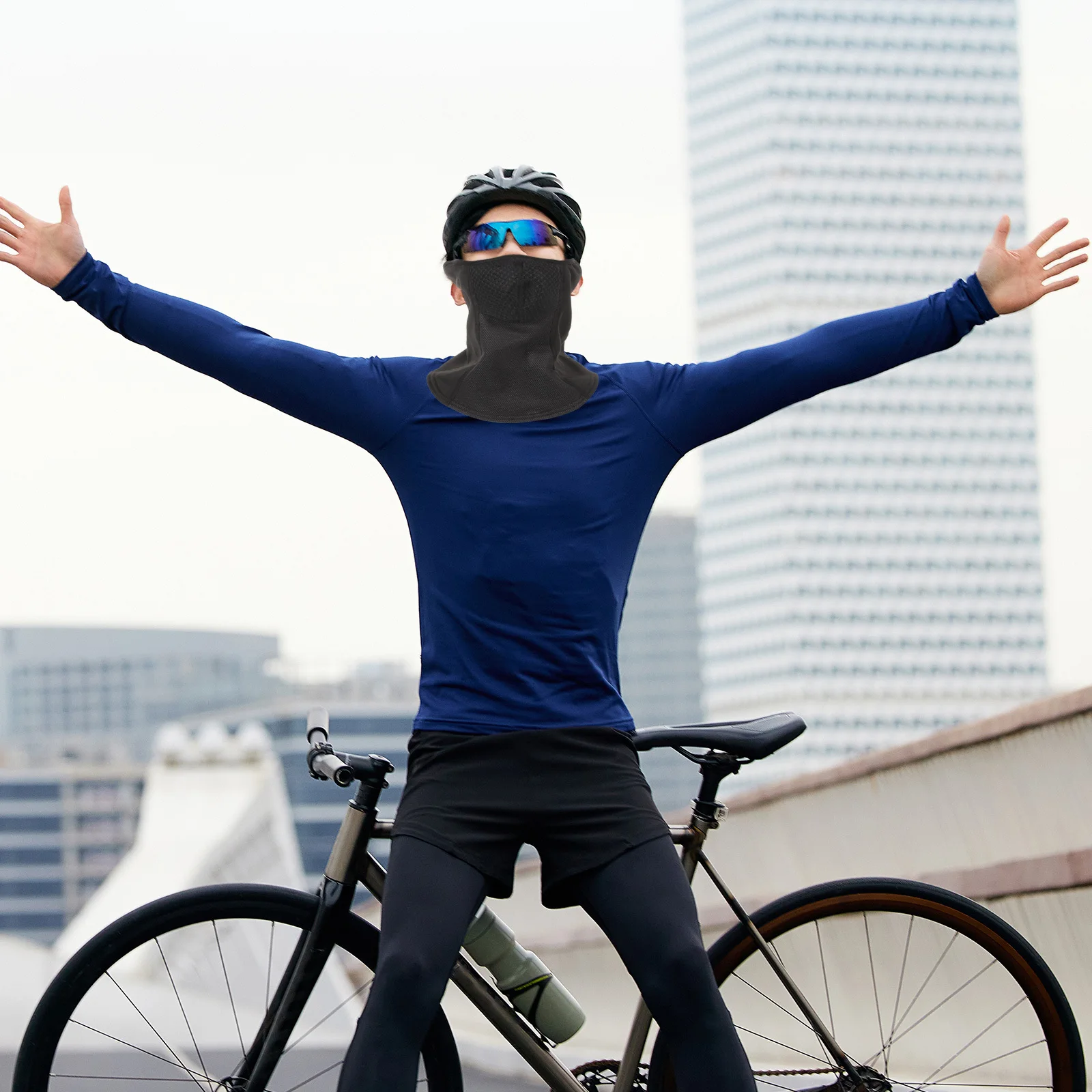 

Neck Gaiter Scarf Sunscreen Mask Thickened Windproof Outdoor Sports Face Cover Cycling Skiing Fishing Hiking Mask