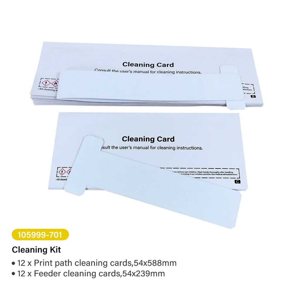 

Compatile 24 Pcs 105999-701 Cleaning Card For Zebra ZXP7 ID Card Printers