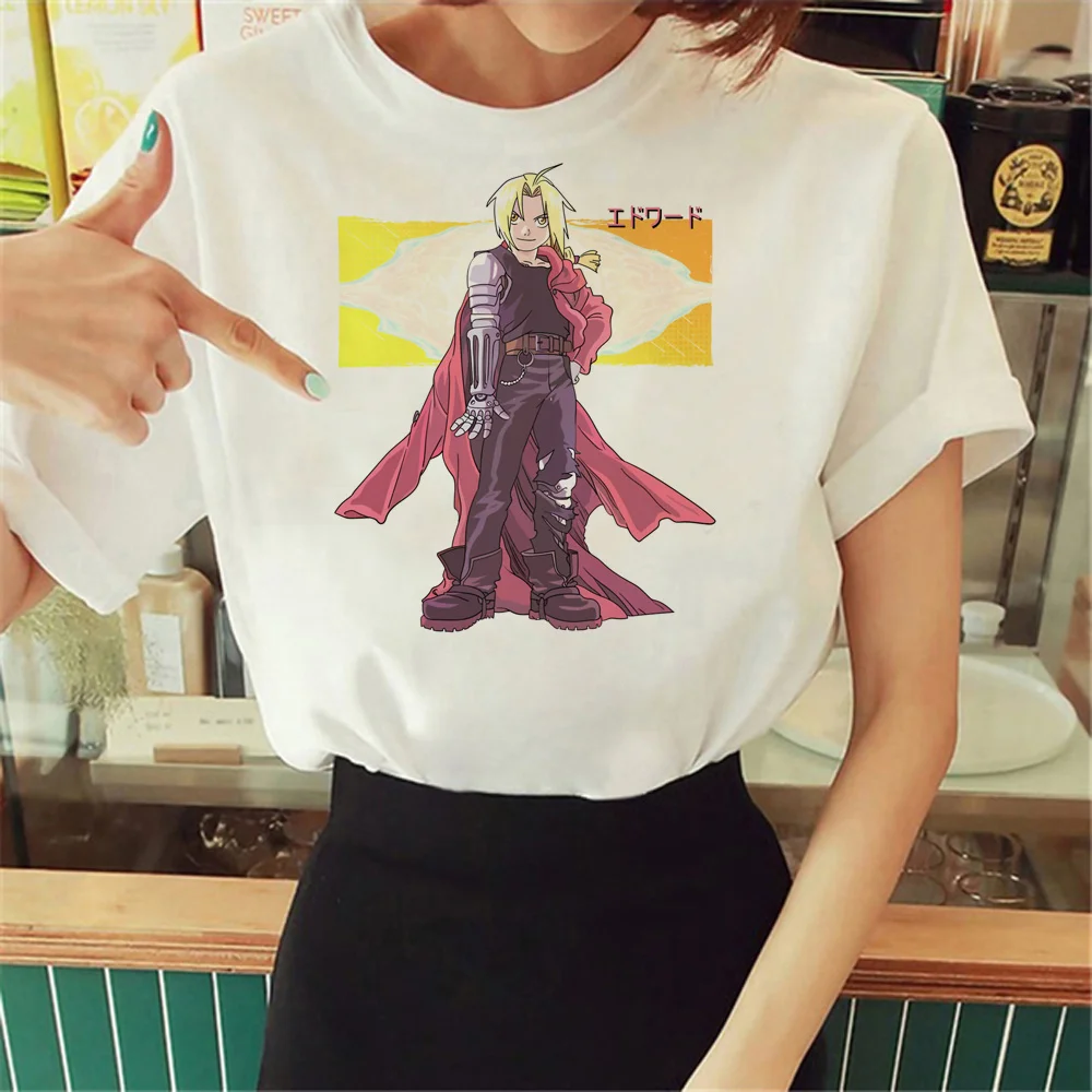 Fullmetal Alchemist t shirt women streetwear funny summer top girl comic harajuku graphic clothes